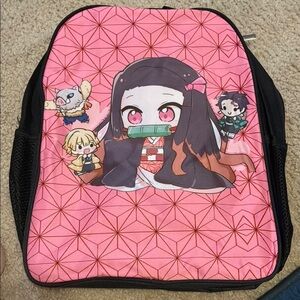 🆕 Anime Dragon Slayer backpack with matching pencil pouch.